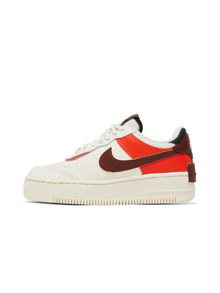 Кроссовки Nike Wmns Air Force 1 Shadow 'Pale Ivory Oxen Brown' — изображение 4 из 9