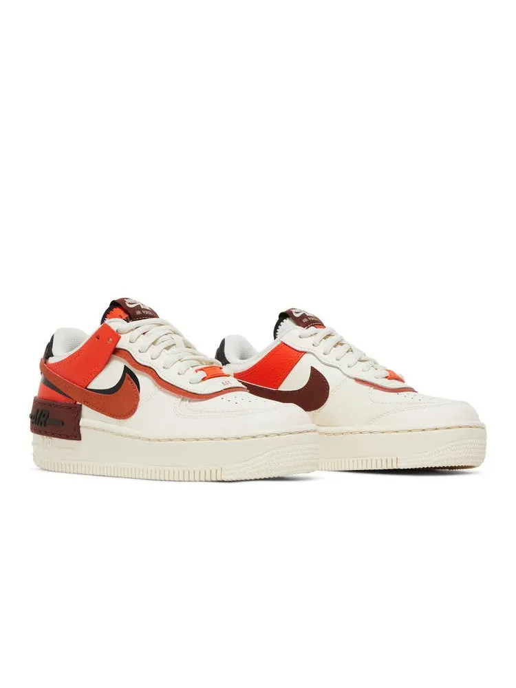 Кроссовки Nike Wmns Air Force 1 Shadow 'Pale Ivory Oxen Brown' — изображение 9 из 9