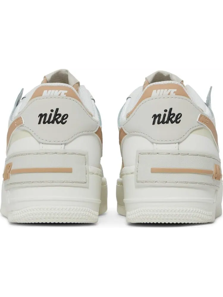 Кроссовки Nike Wmns Air Force 1 Shadow 'Sail Hemp' — изображение 6 из 8, белый
