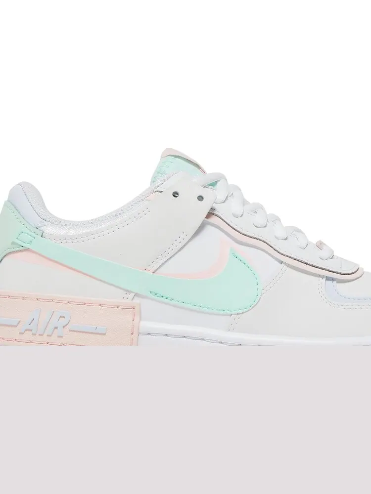 Кроссовки Nike Wmns Air Force 1 Shadow 'White Atmosphere Mint' — изображение 2 из 8, белый