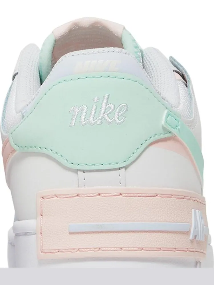 Кроссовки Nike Wmns Air Force 1 Shadow 'White Atmosphere Mint' — изображение 7 из 8, белый