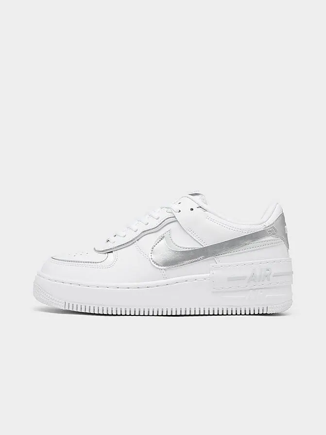 Кроссовки Nike Air Force 1 Shadow — изображение 1 из 6, белый/серый