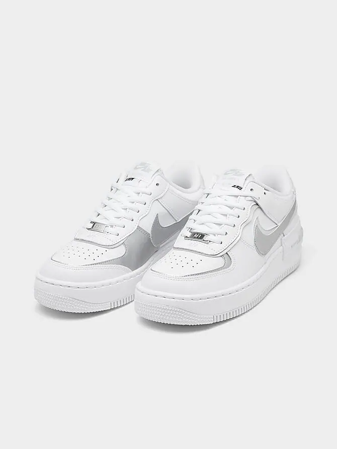 Кроссовки Nike Air Force 1 Shadow — изображение 2 из 6, белый/серый