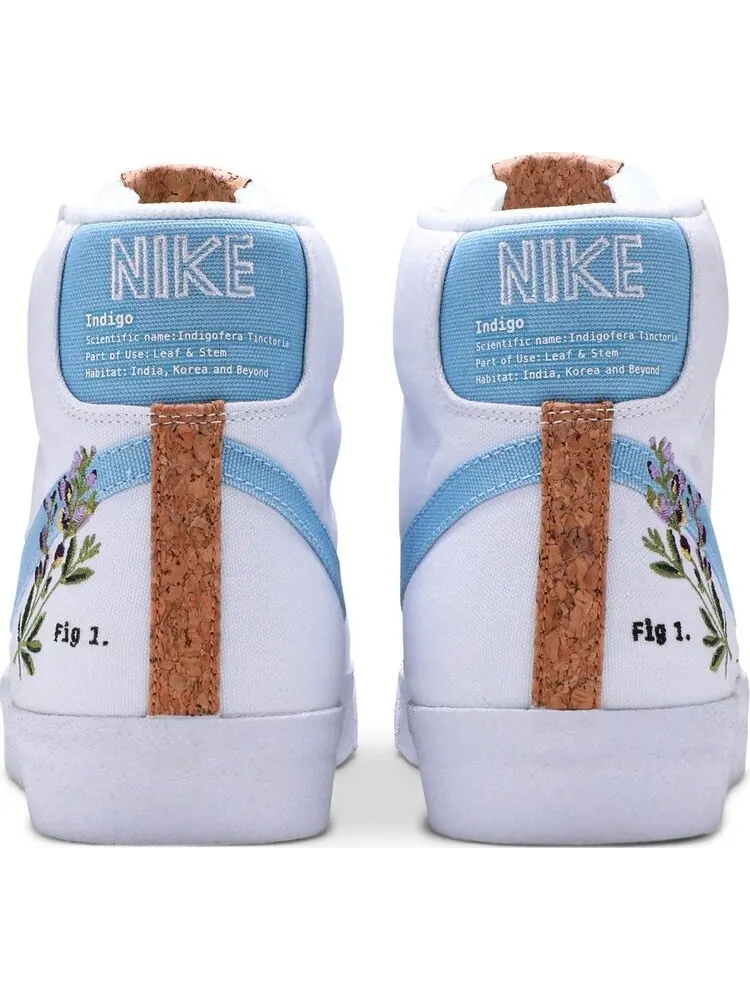 Кроссовки Nike Blazer Mid '77 'Indigo' — изображение 6 из 8, белый