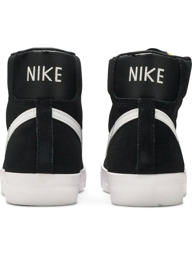 Кроссовки Nike Blazer Mid '77 Suede 'Black White' — изображение 6 из 8, черный