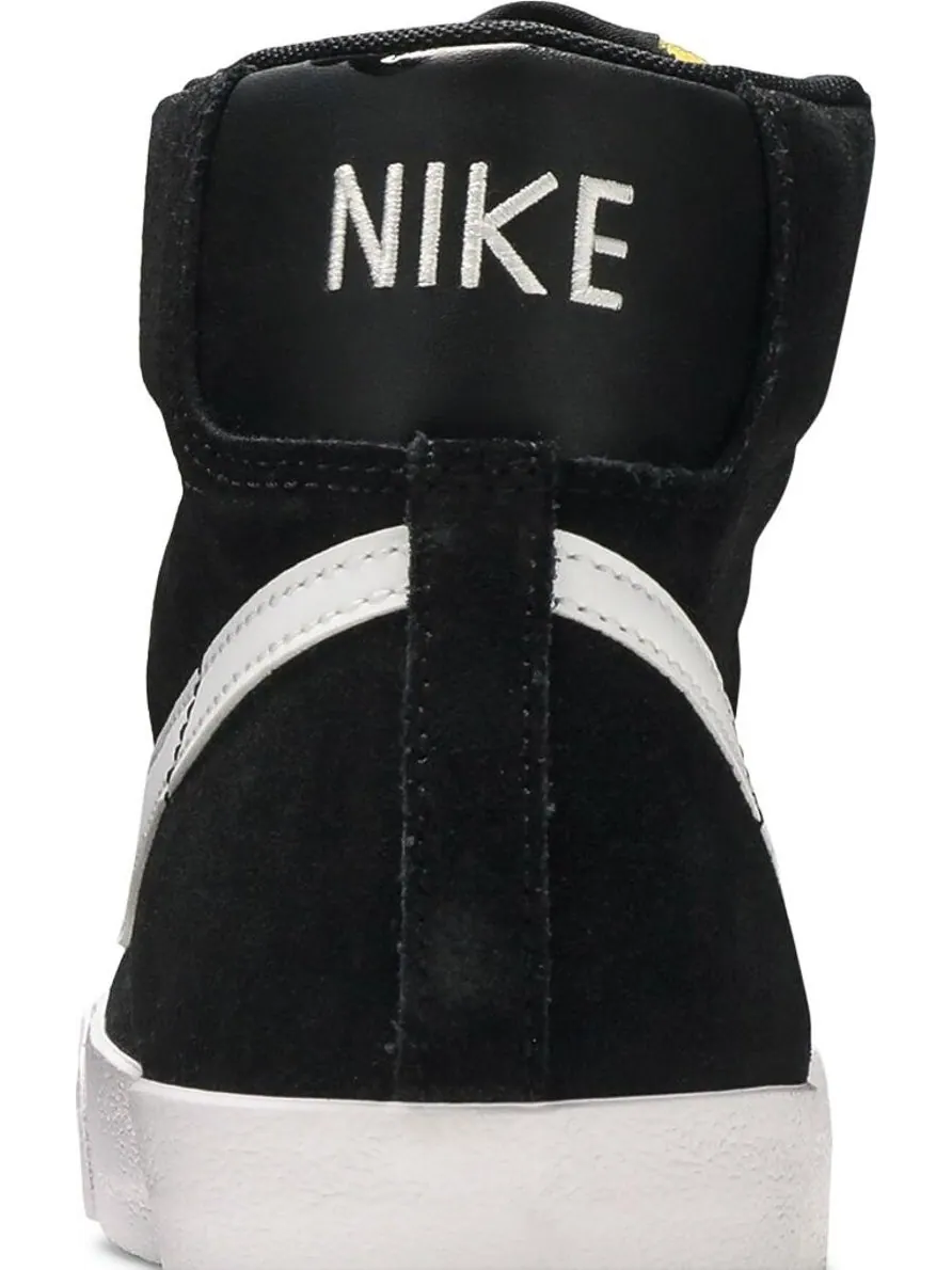 Кроссовки Nike Blazer Mid '77 Suede 'Black White' — изображение 7 из 8, черный