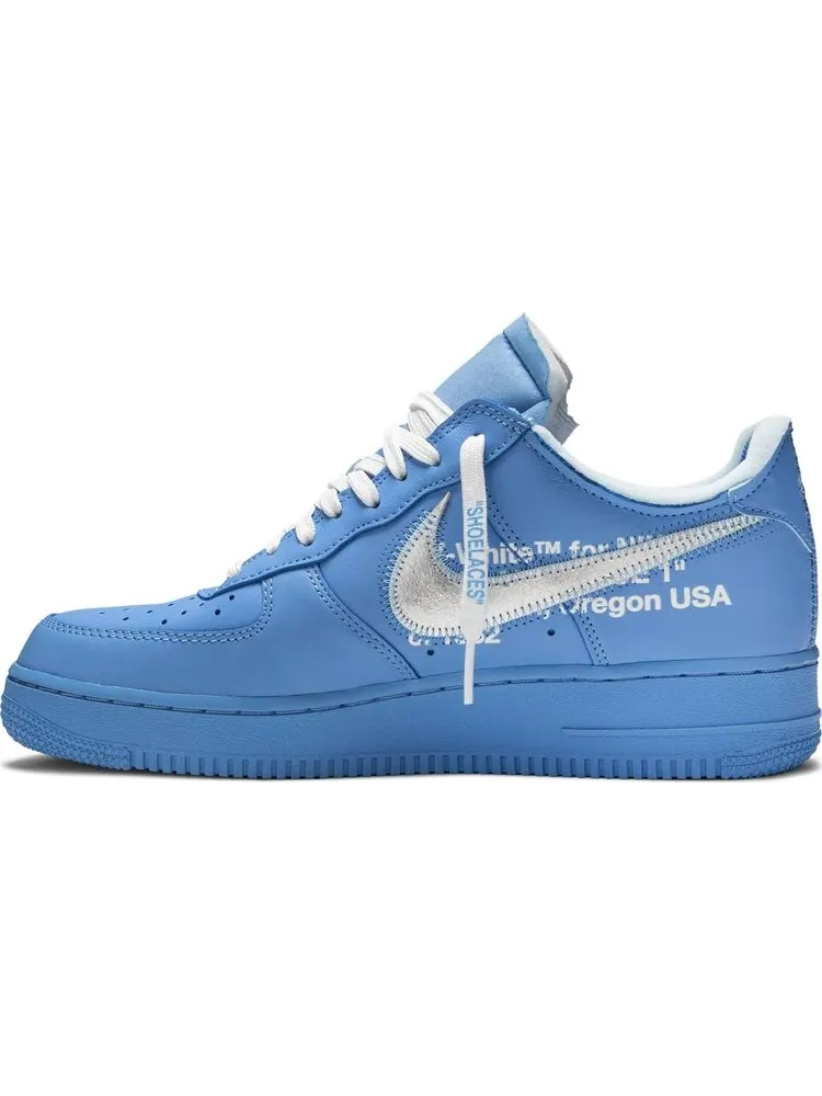 Лимитированные кроссовки Nike Off-White x Air Force 1 Low '07 'MCA' — изображение 3 из 8, синий