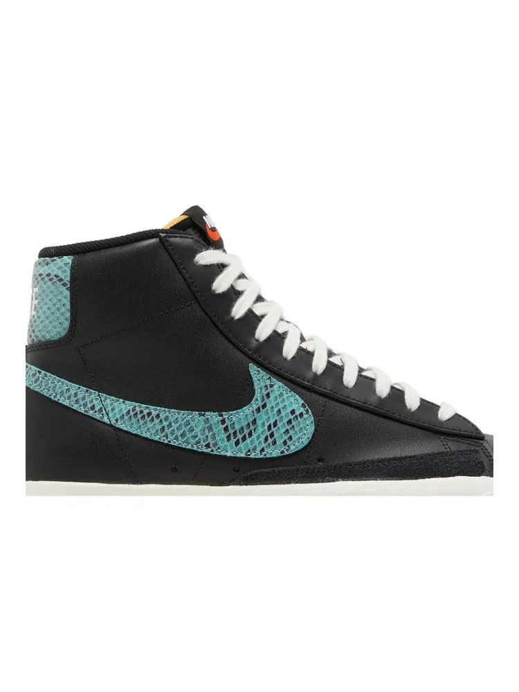 Кроссовки Nike Blazer Mid VNTG 'Snakeskin Swoosh' — изображение 3 из 9, черный