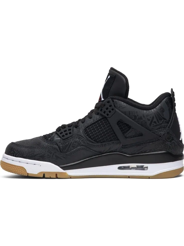 Кроссовки Air Jordan 4 Retro Laser — изображение 3 из 8, черный