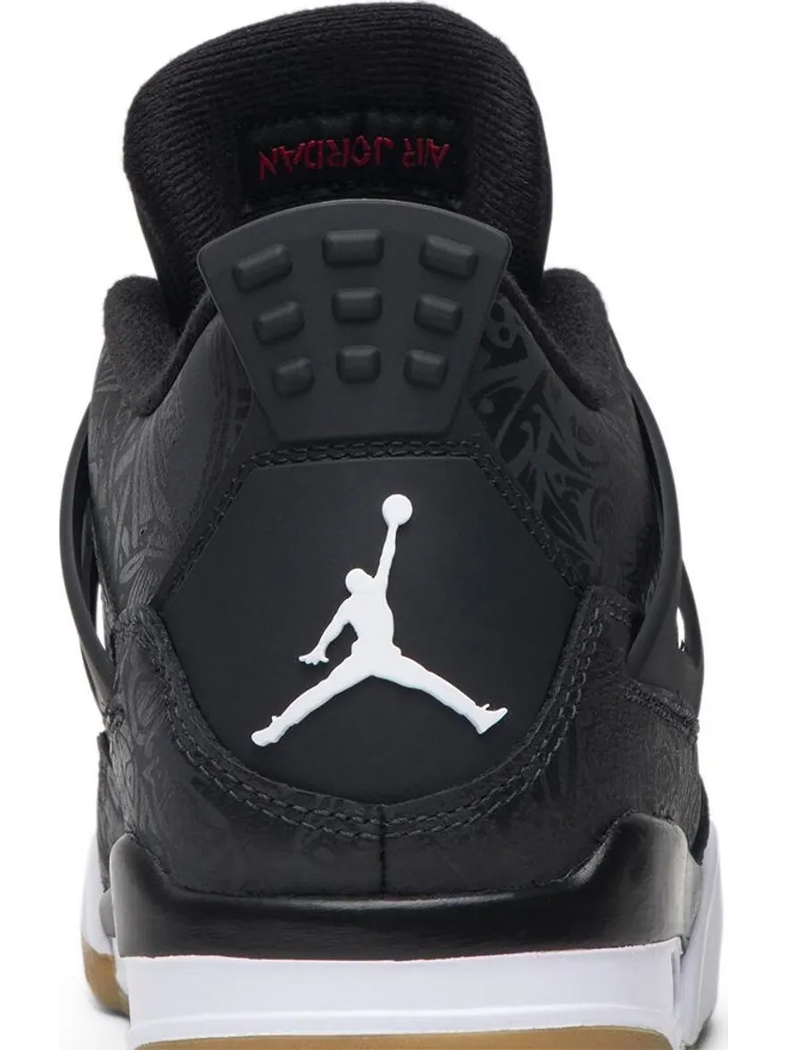 Кроссовки Air Jordan 4 Retro Laser — изображение 7 из 8, черный