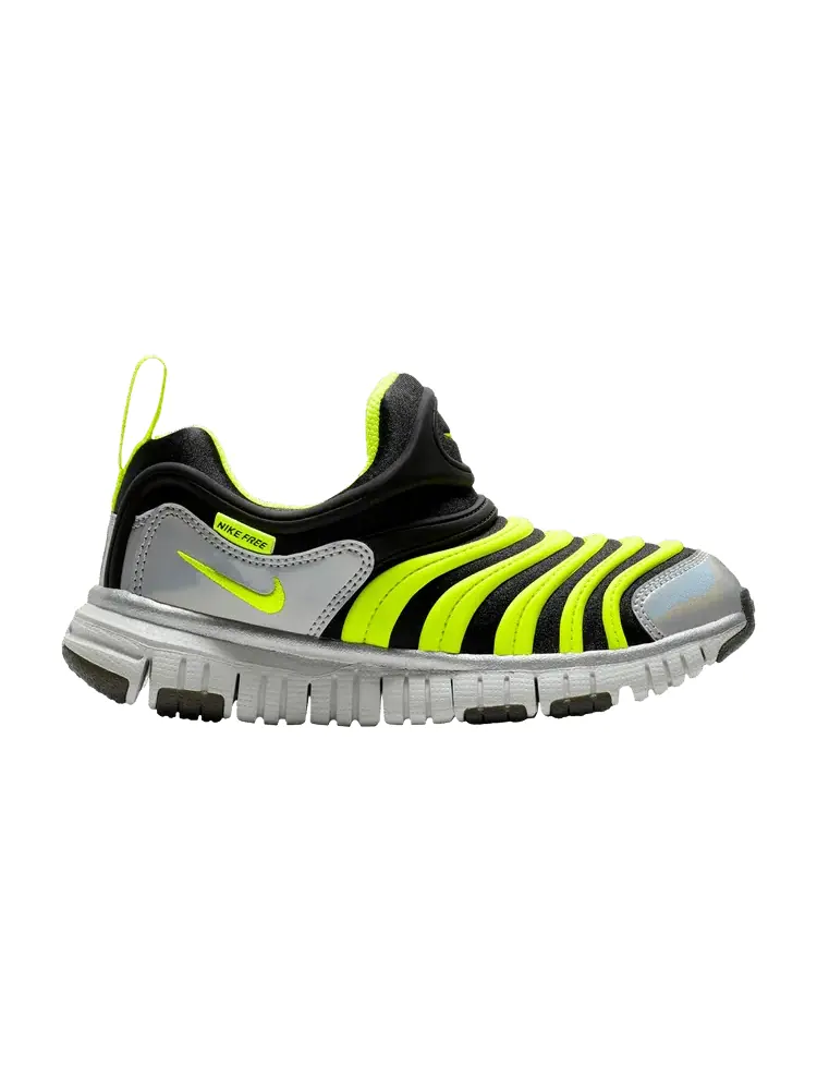 Кроссовки Nike Dynamo Free Y2K PS 'Black Volt' — изображение 1 из 1, черный/серебристый