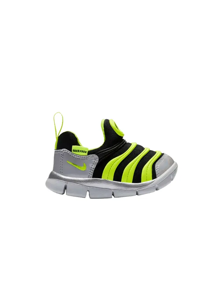 Кроссовки Nike Dynamo Free Y2K TD 'Black Volt' — изображение 1 из 1, черный/серебристый
