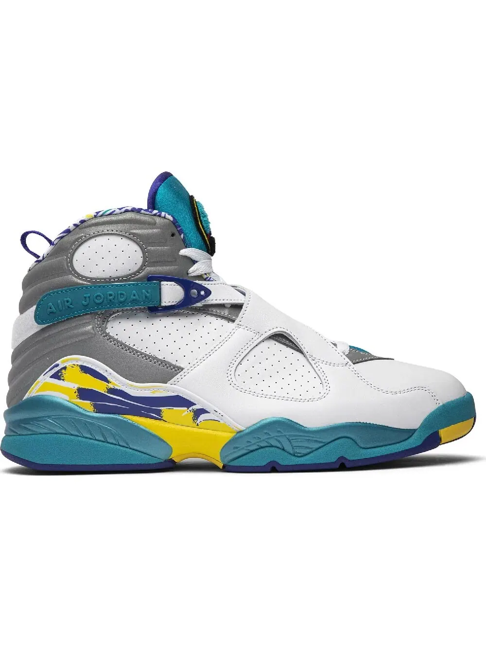 Кроссовки Nike Air Jordan 8 Retro White Aqua — изображение 1 из 1, мульти