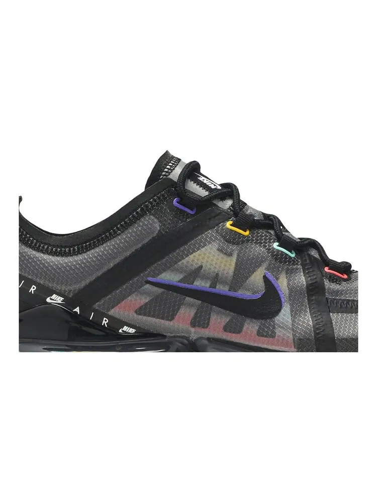 Кроссовки Nike Air VaporMax 2019 SE 'Black Multi' — изображение 2 из 4, черный