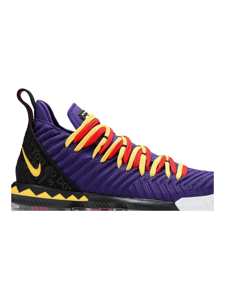 Кроссовки Nike LeBron 16 'Martin' — изображение 2 из 4, фиолетовый