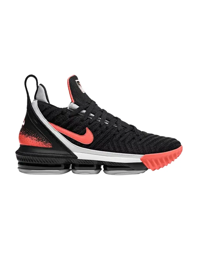Кроссовки Nike LeBron 16 'Tech Challenge Hot Lava Black' — изображение 1 из 1, черный