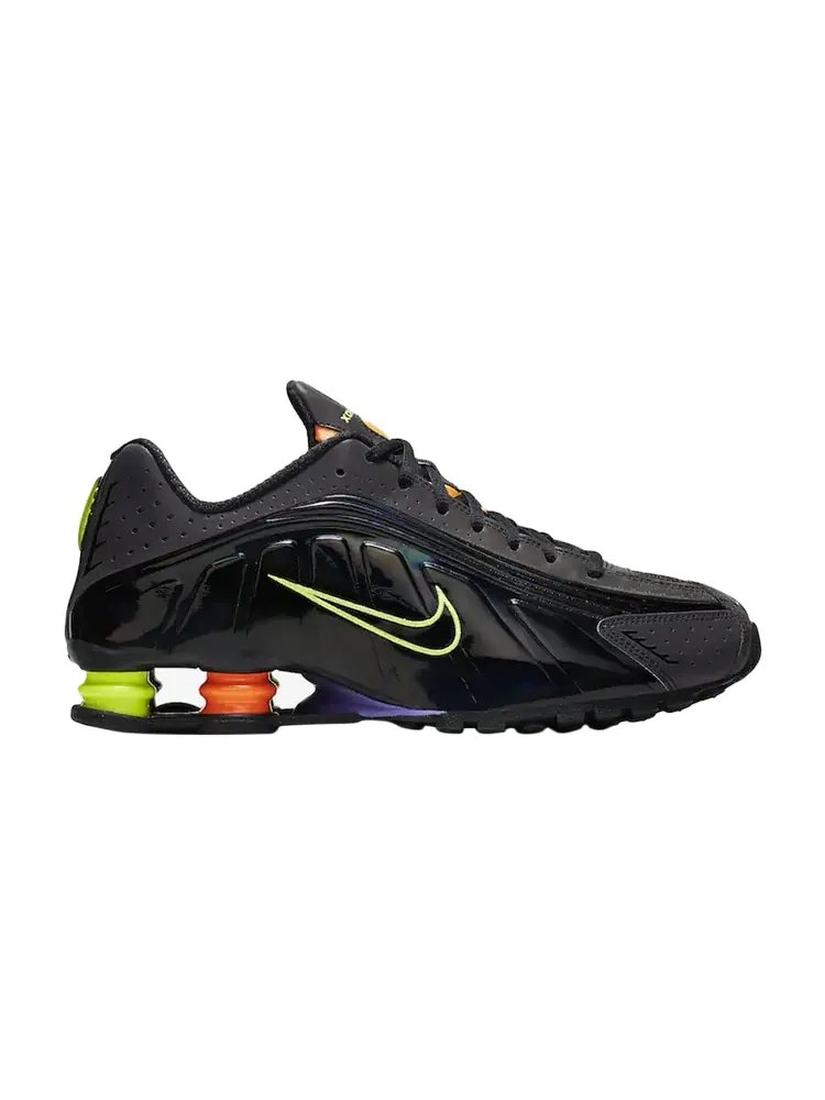 Кроссовки Nike Shox R4 'Black Multi Volt' — изображение 1 из 1, черный