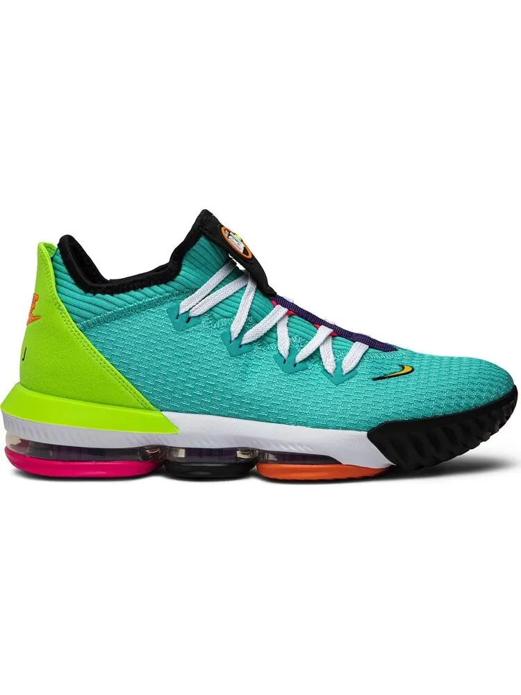 Кроссовки Nike LeBron 16 Low 'Air Max Trainer 2' — изображение 1 из 8, бирюзовый
