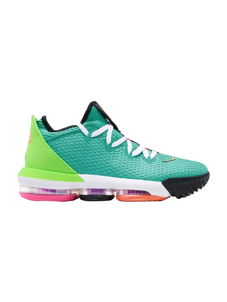 Кроссовки Nike LeBron 16 Low EP 'Hyper Jade' — изображение 1 из 1, зеленый