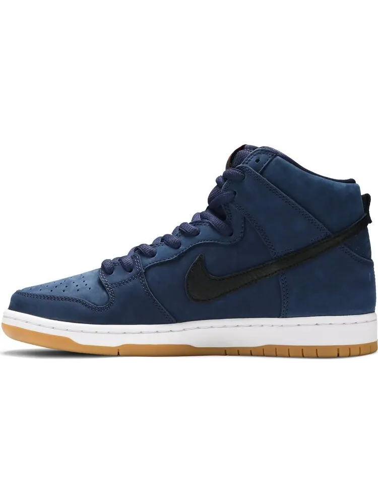 Кроссовки Nike Dunk High Pro ISO SB 'Orange Label - Midnight Navy' — изображение 3 из 8, синий