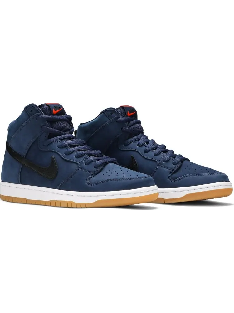 Кроссовки Nike Dunk High Pro ISO SB 'Orange Label - Midnight Navy' — изображение 8 из 8, синий