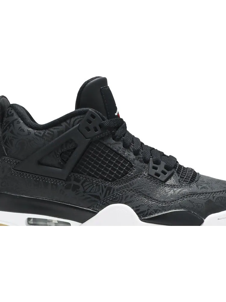 Кроссовки Air Jordan 4 Retro GS Laser — изображение 2 из 8, черный