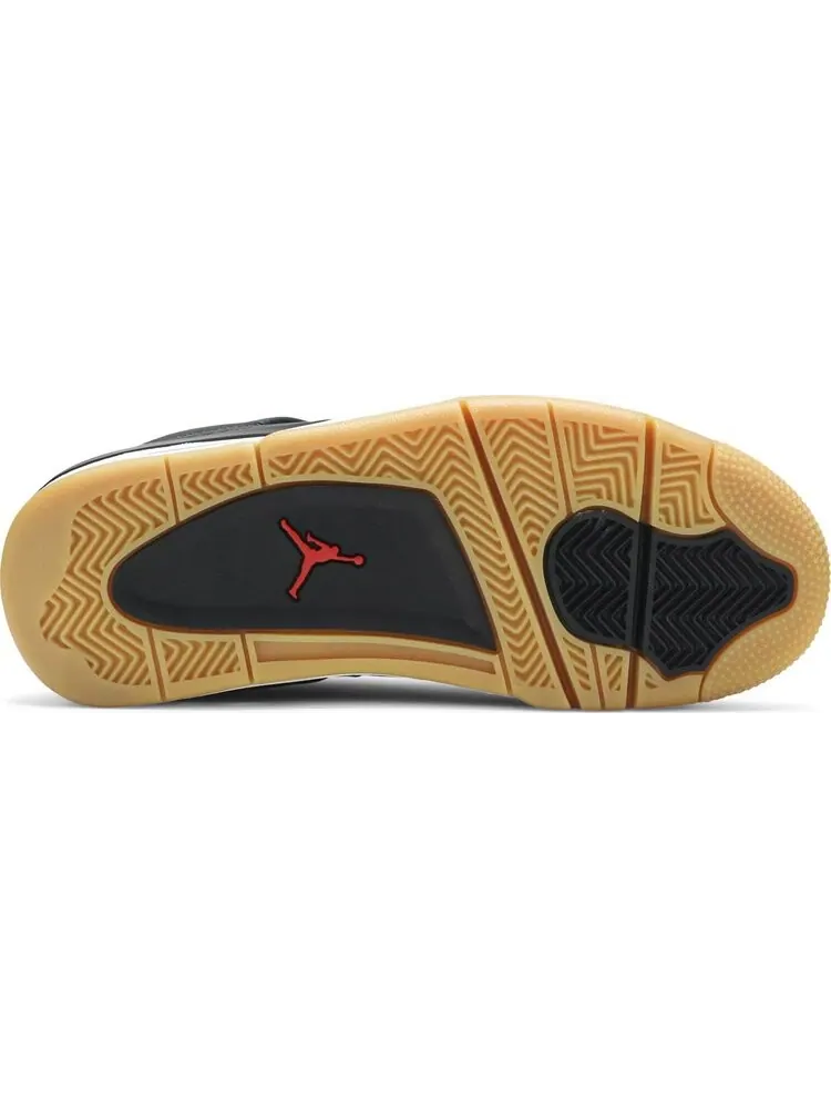 Кроссовки Air Jordan 4 Retro GS Laser — изображение 4 из 8, черный