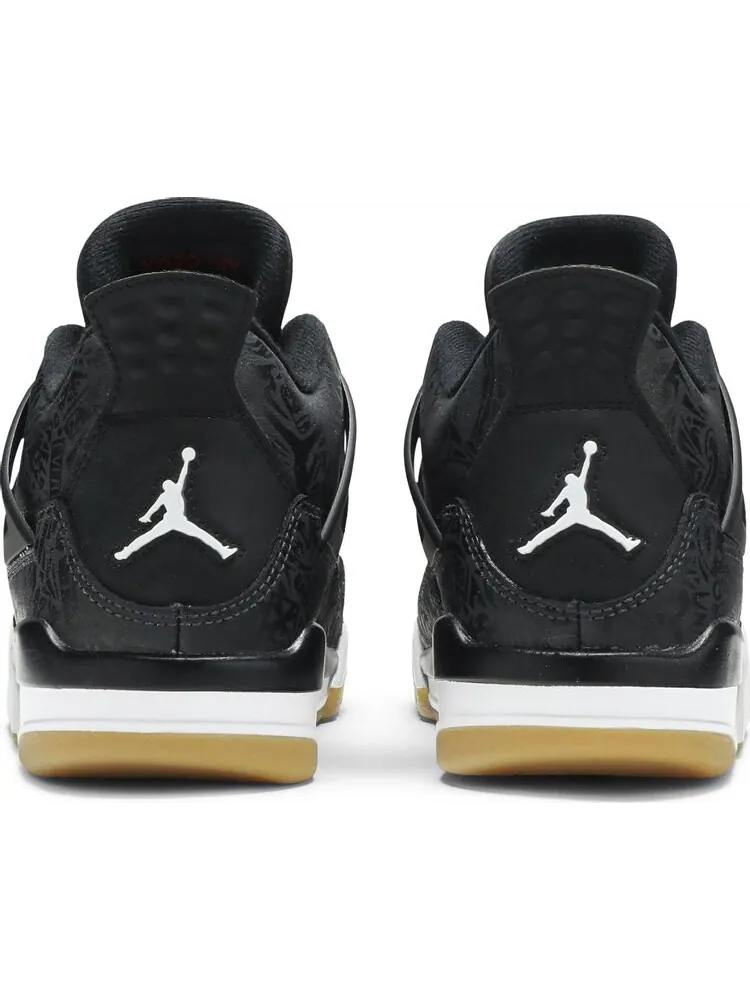Кроссовки Air Jordan 4 Retro GS Laser — изображение 6 из 8, черный