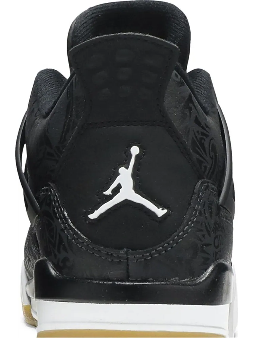 Кроссовки Air Jordan 4 Retro GS Laser — изображение 7 из 8, черный