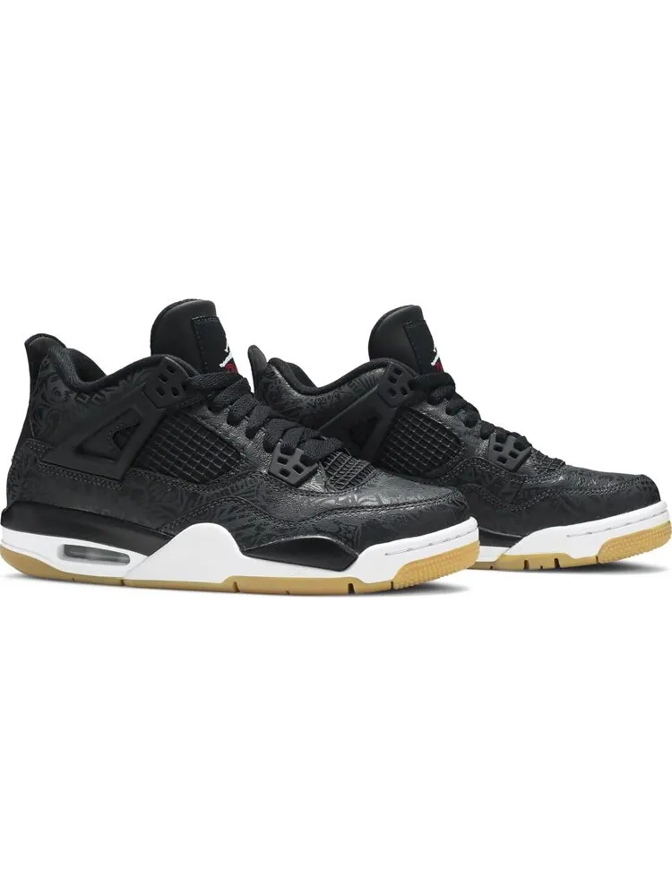 Кроссовки Air Jordan 4 Retro GS Laser — изображение 8 из 8, черный
