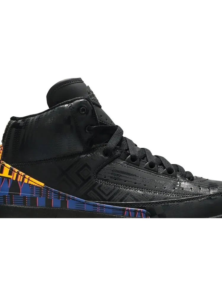 Кроссовки Air Jordan 2 Retro GS Black History Month 2019 — изображение 2 из 8, черный