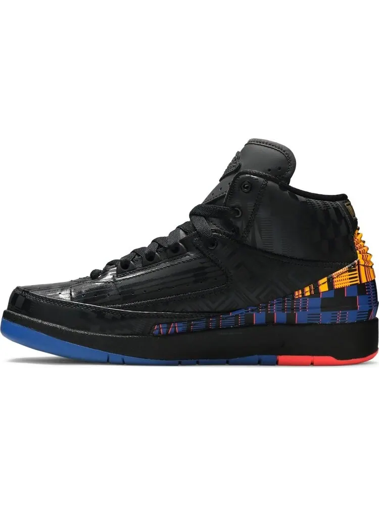Кроссовки Air Jordan 2 Retro GS Black History Month 2019 — изображение 3 из 8, черный