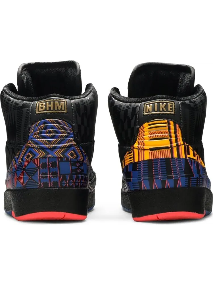 Кроссовки Air Jordan 2 Retro GS Black History Month 2019 — изображение 6 из 8, черный