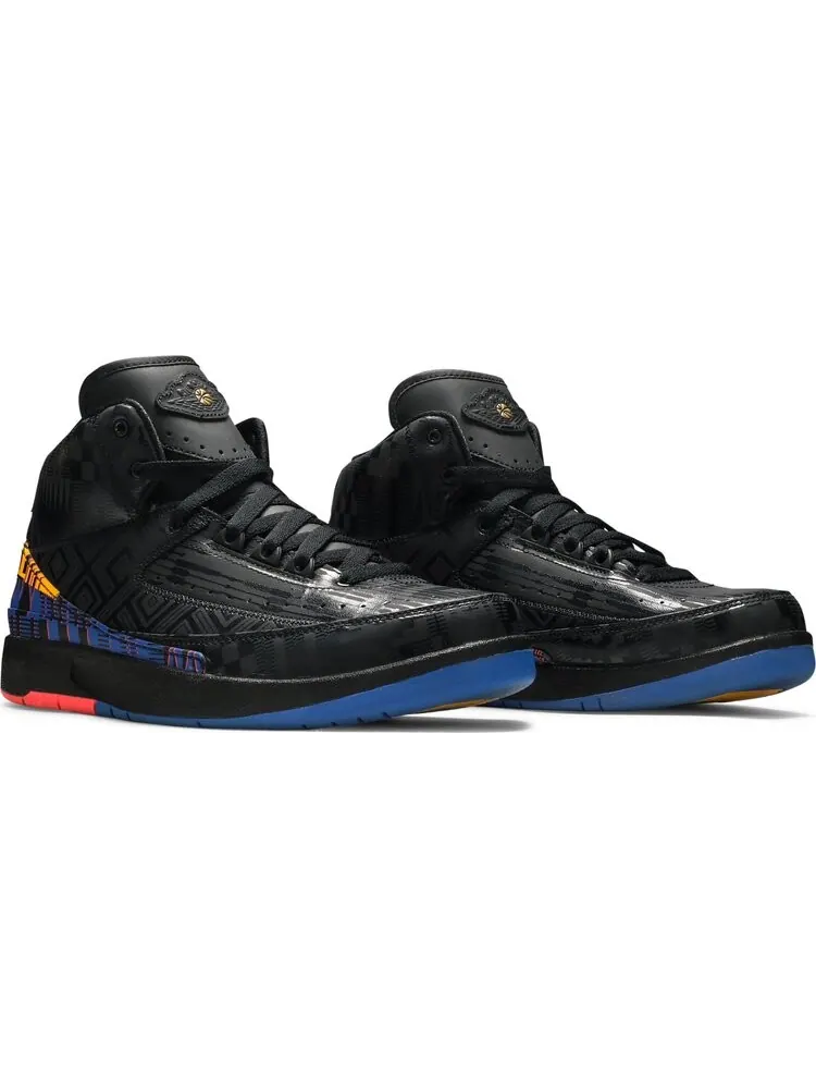Кроссовки Air Jordan 2 Retro GS Black History Month 2019 — изображение 8 из 8, черный