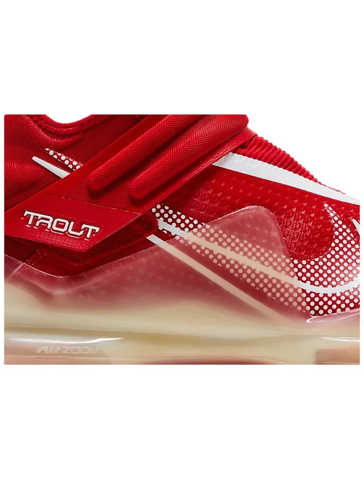 Кроссовки Nike Force Zoom Trout 7 Pro Mid 'University Red' — изображение 2 из 8, красный