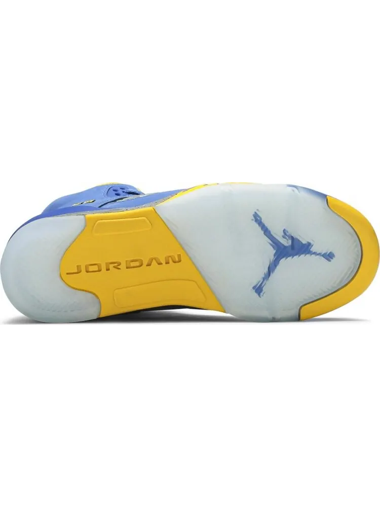 Кроссовки Air Jordan 5 Retro GS Laney — изображение 4 из 8, синий