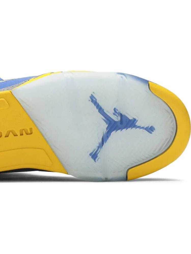 Кроссовки Air Jordan 5 Retro GS Laney — изображение 5 из 8, синий