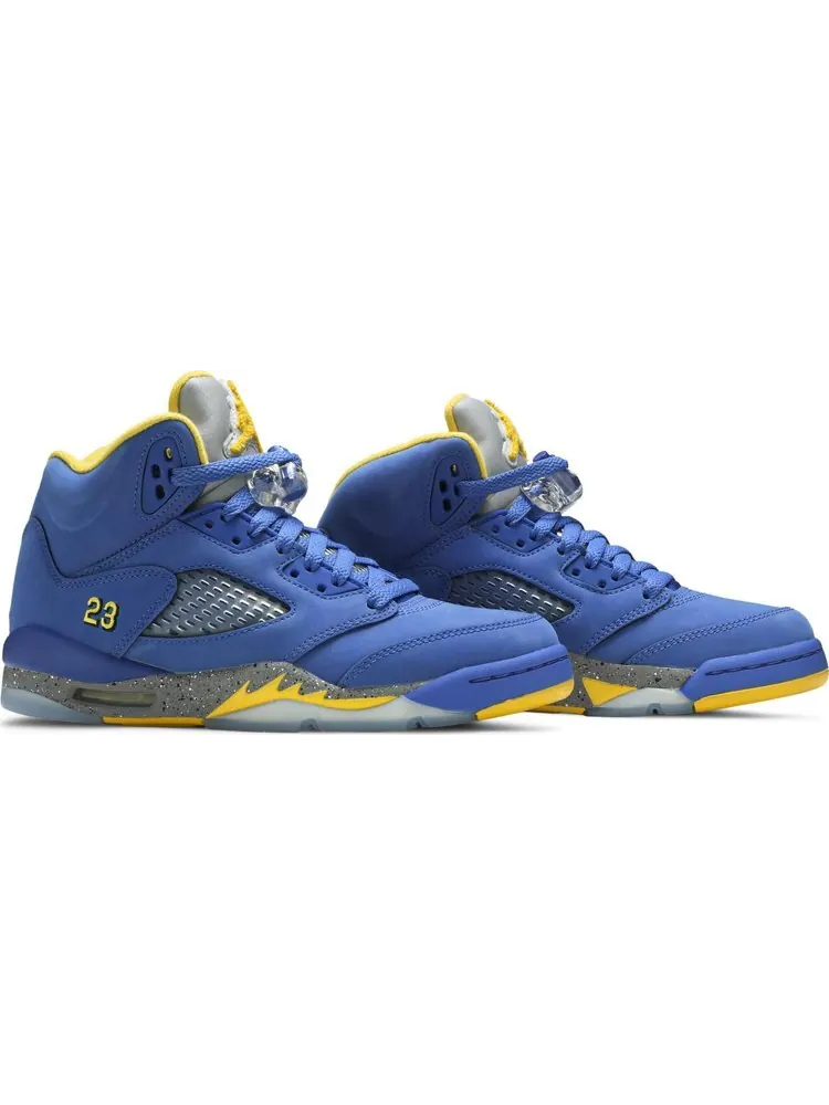 Кроссовки Air Jordan 5 Retro GS Laney — изображение 8 из 8, синий