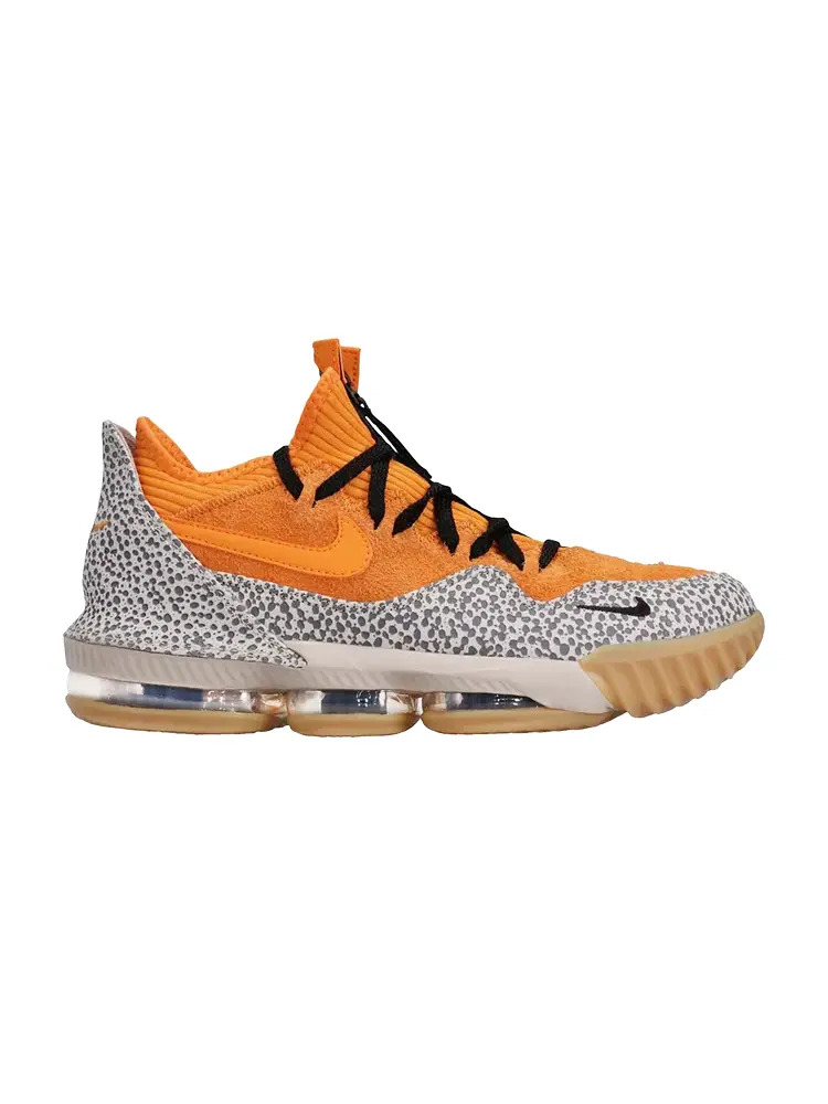 Кроссовки Nike Atmos x LeBron 16 Low AC EP 'Safari' — изображение 1 из 1, оранжевый