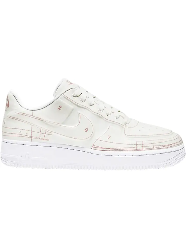 Кроссовки Nike Wmns Air Force 1 07 Low LX 'Summit White' — изображение 1 из 1, белый