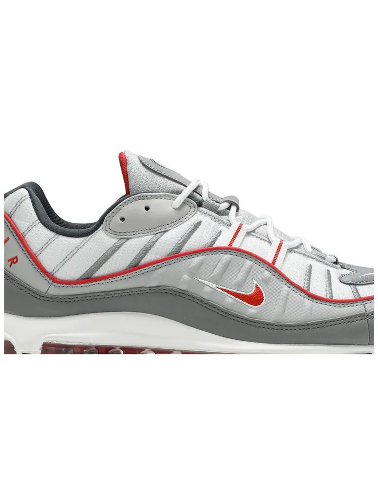 Кроссовки Nike Air Max 98 'Particle Grey Red' — изображение 2 из 8, серый