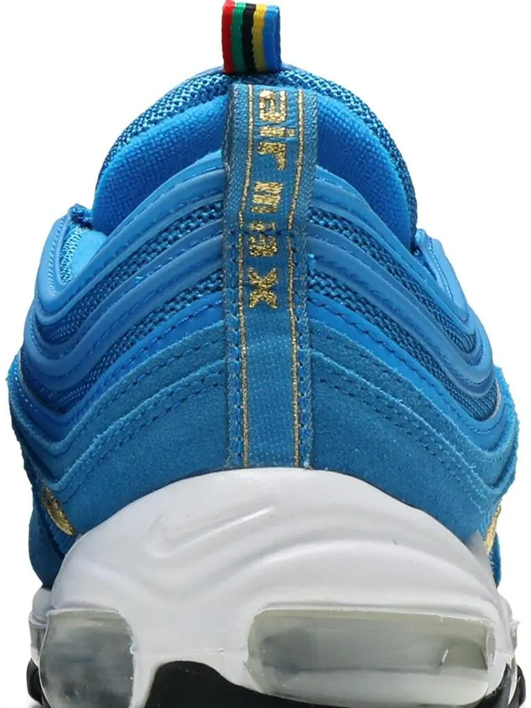 Кроссовки Nike Air Max 97 QS 'Olympic Rings - Blue' — изображение 7 из 8, синий