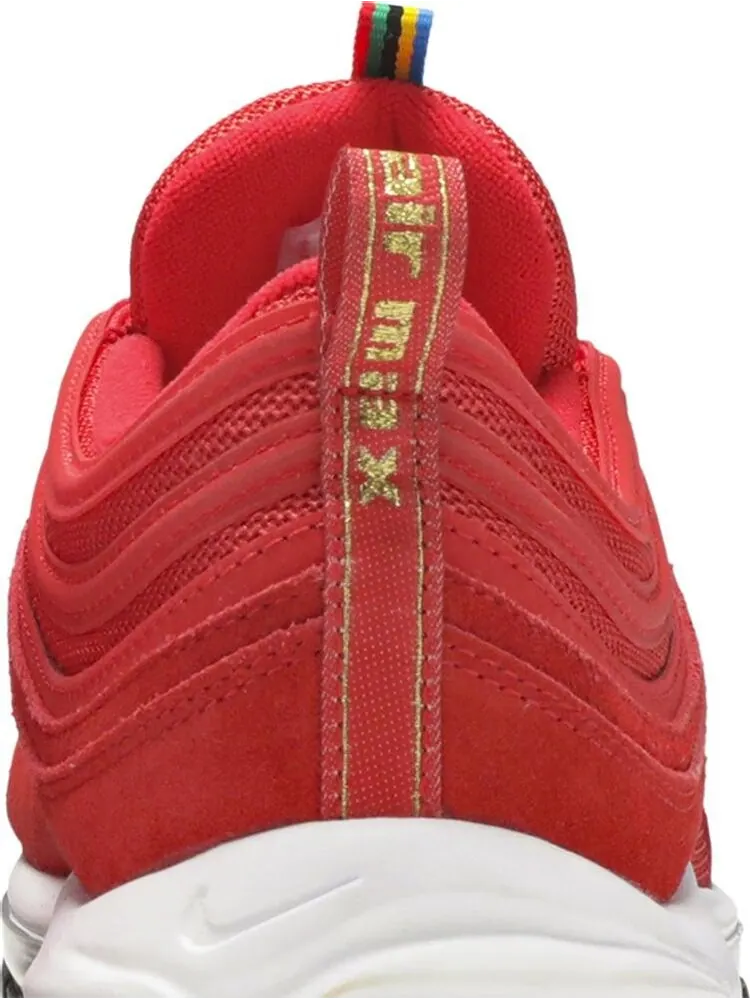 Кроссовки Nike Air Max 97 QS 'Olympic Rings - Red' — изображение 7 из 8, красный