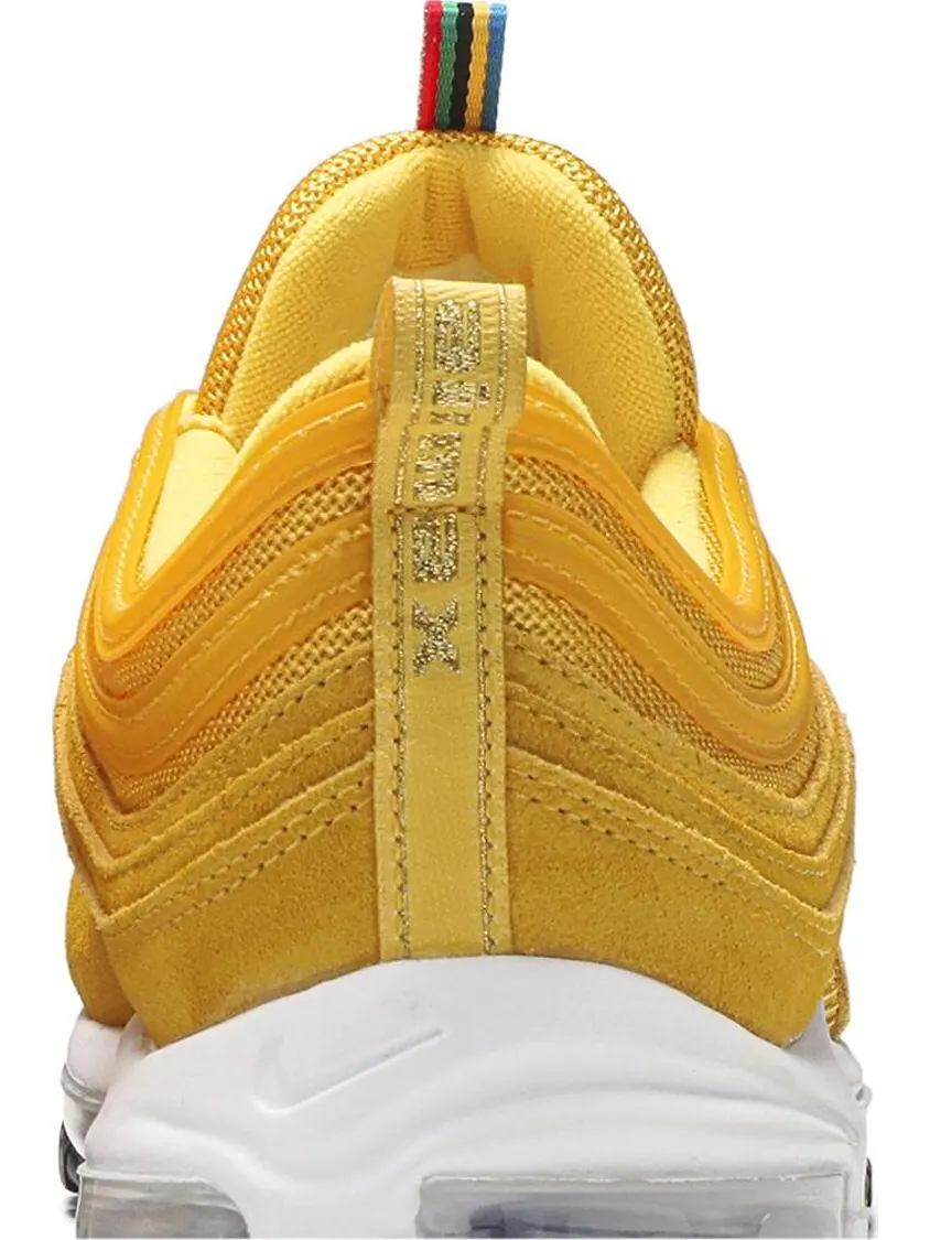 Кроссовки Nike Air Max 97 QS 'Olympic Rings - Yellow' — изображение 7 из 8, желтый