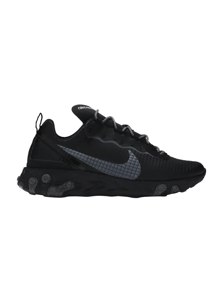 Кроссовки Nike React Element 55 'Quilted Grid - Black' — изображение 1 из 9, черный