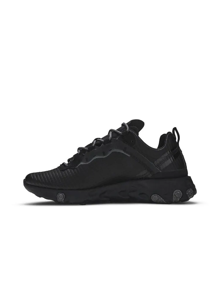 Кроссовки Nike React Element 55 'Quilted Grid - Black' — изображение 4 из 9, черный