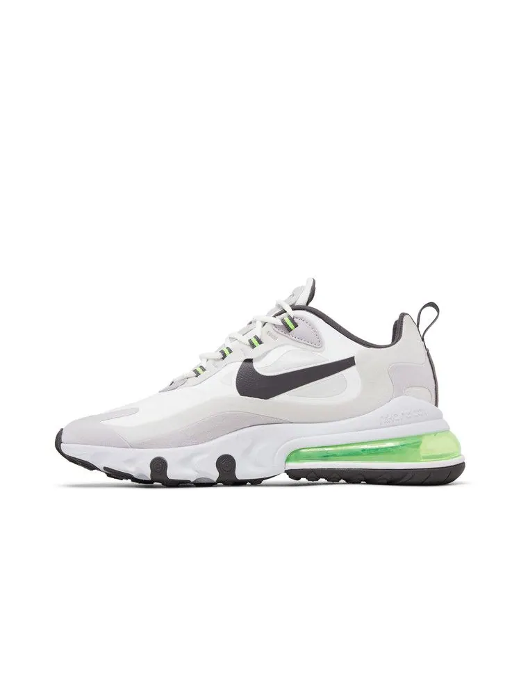 Кроссовки Nike Air Max 270 React 'White Grey Electric Green' — изображение 4 из 9