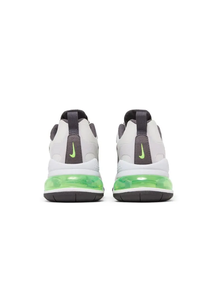 Кроссовки Nike Air Max 270 React 'White Grey Electric Green' — изображение 7 из 9