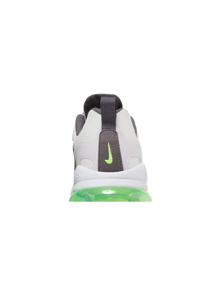 Кроссовки Nike Air Max 270 React 'White Grey Electric Green' — изображение 8 из 9