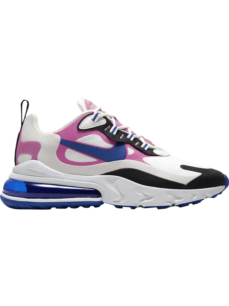 Кроссовки Nike Wmns Air Max 270 React 'White Fuchsia Blue' — изображение 1 из 1, белый